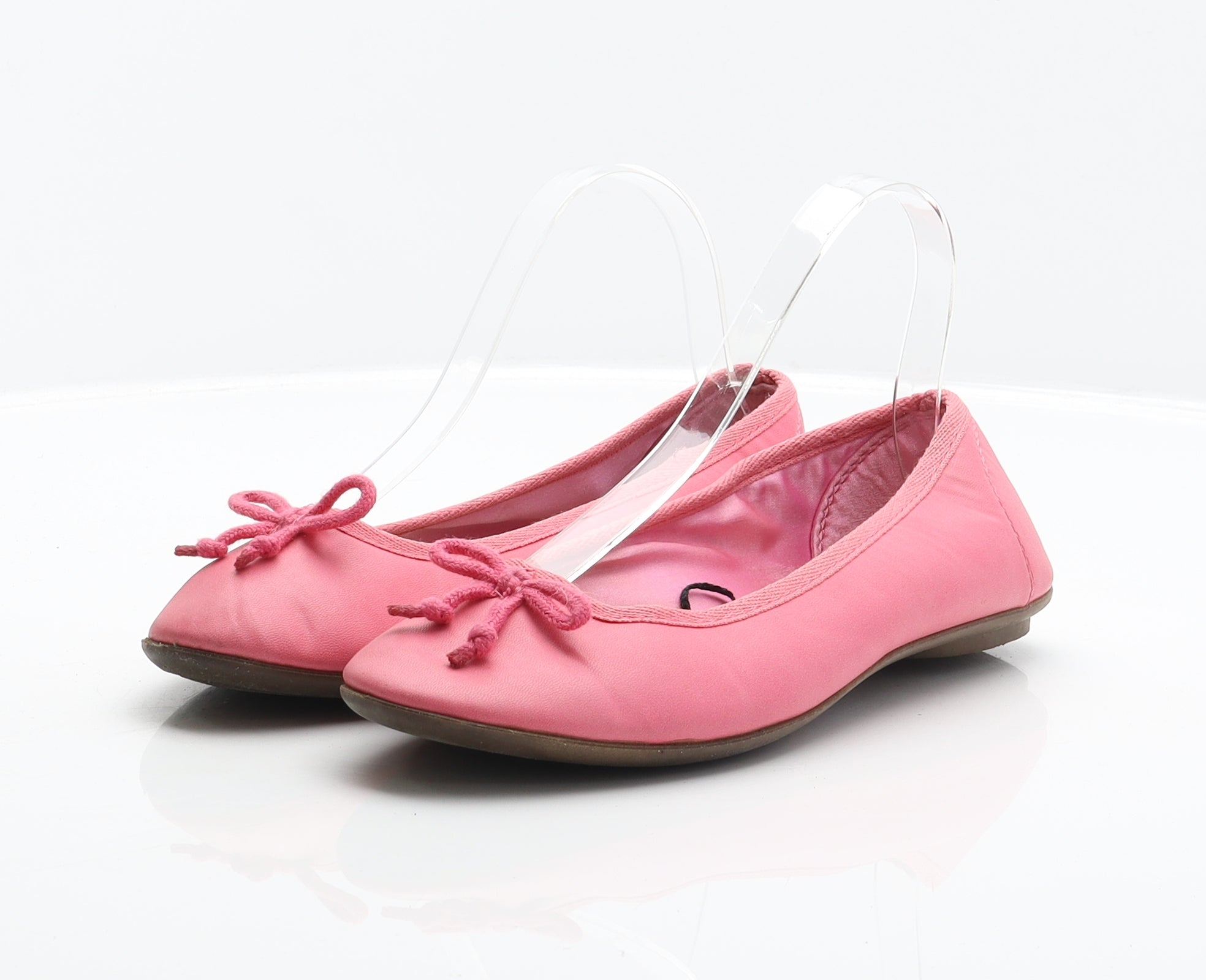 Ladies pink clearance flat shoes uk