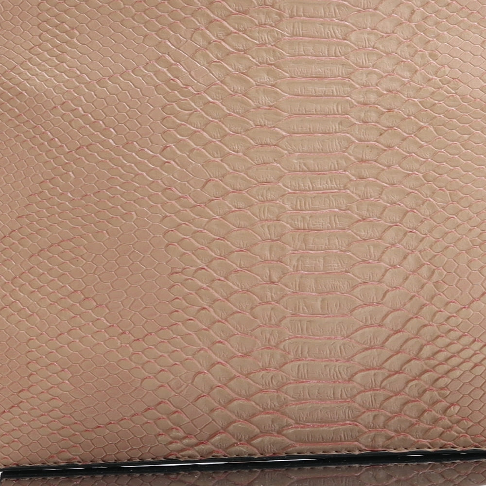 KOKO Womens Pine Green Animal Print Polyurethane Clutch Size Small - Snake Skin Print