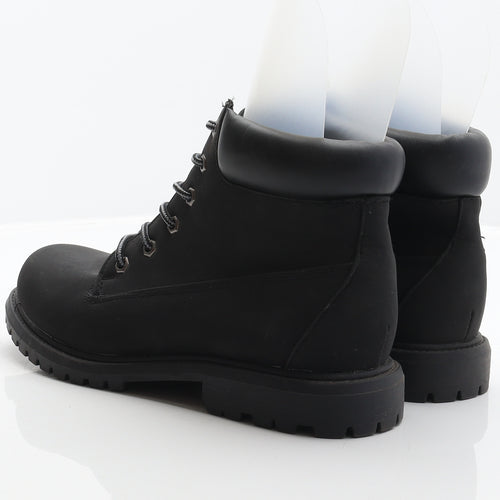Atmosphere Womens Black Synthetic Combat Boot UK 6 39