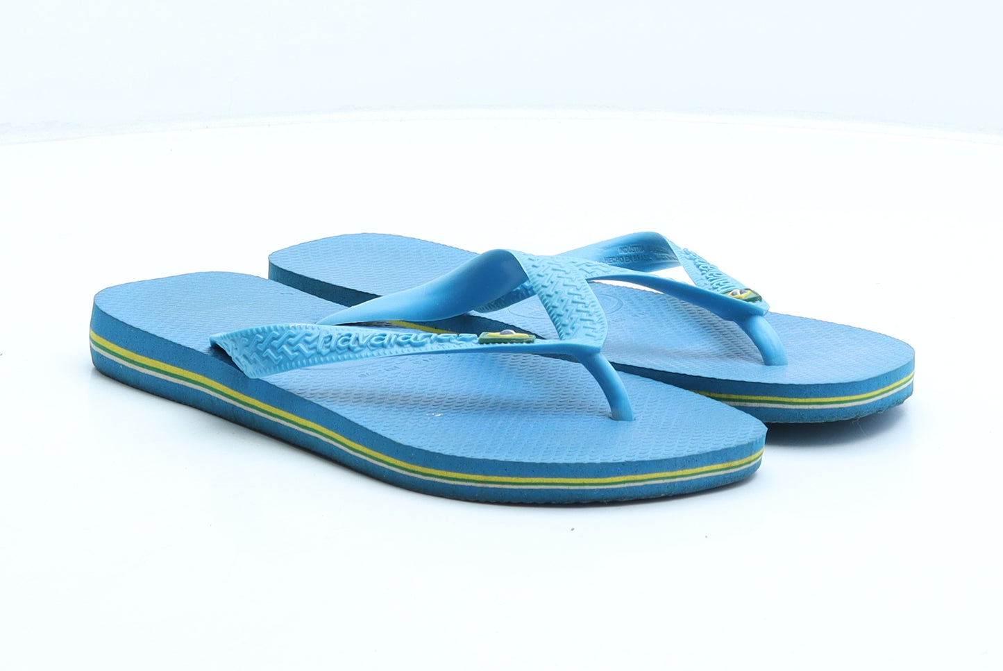 Havaianas Womens Blue Rubber Thong Sandal UK 6 39