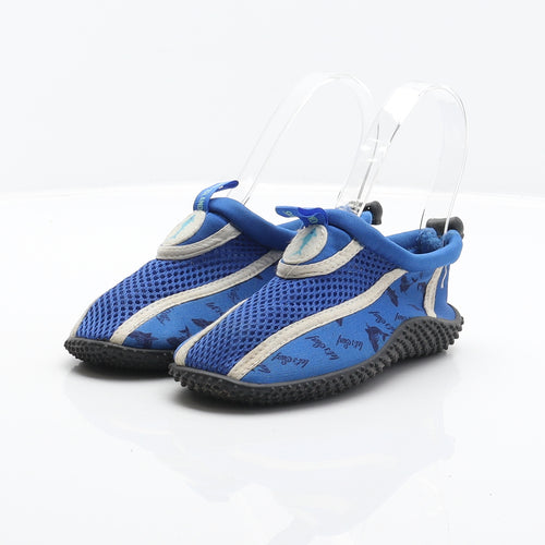 Lupilu Boys Blue Polyester Slip On Casual UK 10 28 - Aqua shoes
