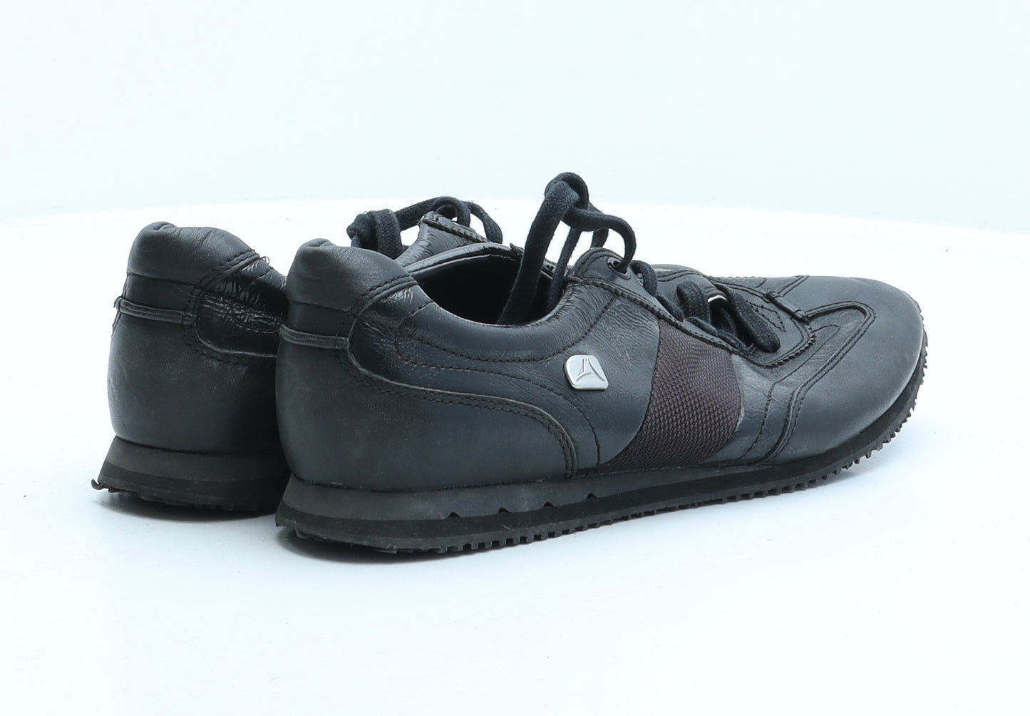 Clarks Womens Black Synthetic Trainer UK 5