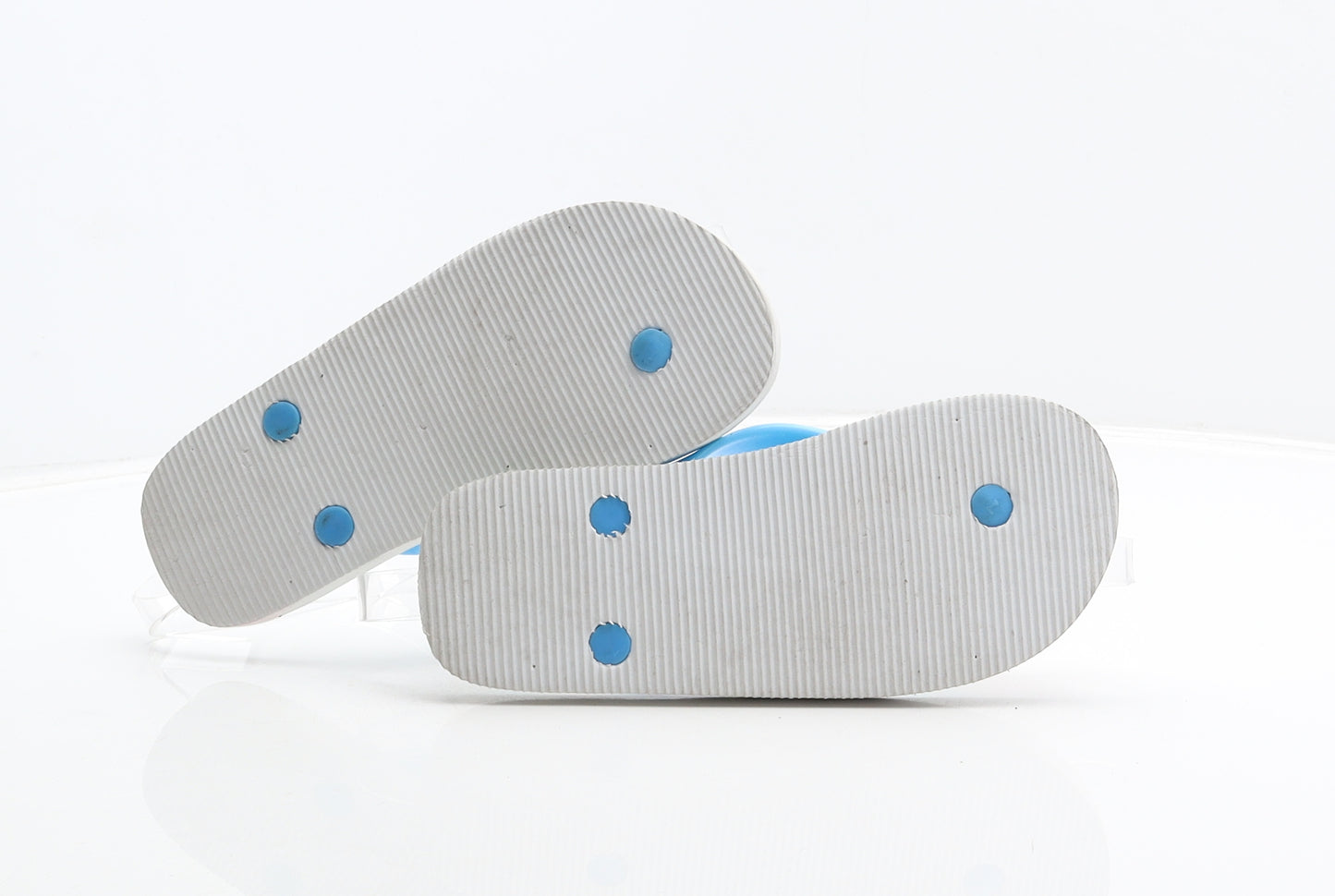 Sfera Girls Blue Synthetic Flip-Flop Sandal UK 1.5 33 - Flower detail