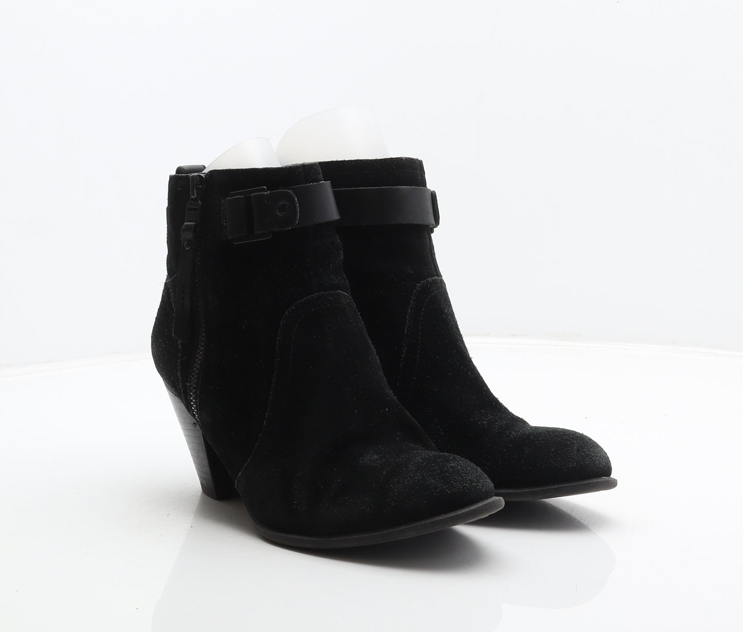 Limited Collection Womens Black Suede Bootie Boot UK 5.5