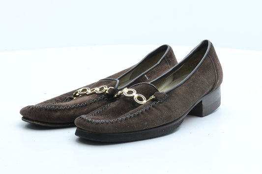Carvela Womens Brown Fabric Loafer Casual UK 4 37