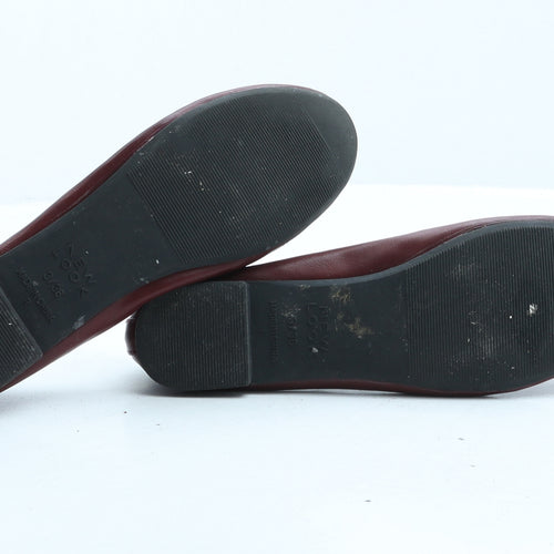 Primark Womens Red Synthetic Ballet Flat UK 3 36
