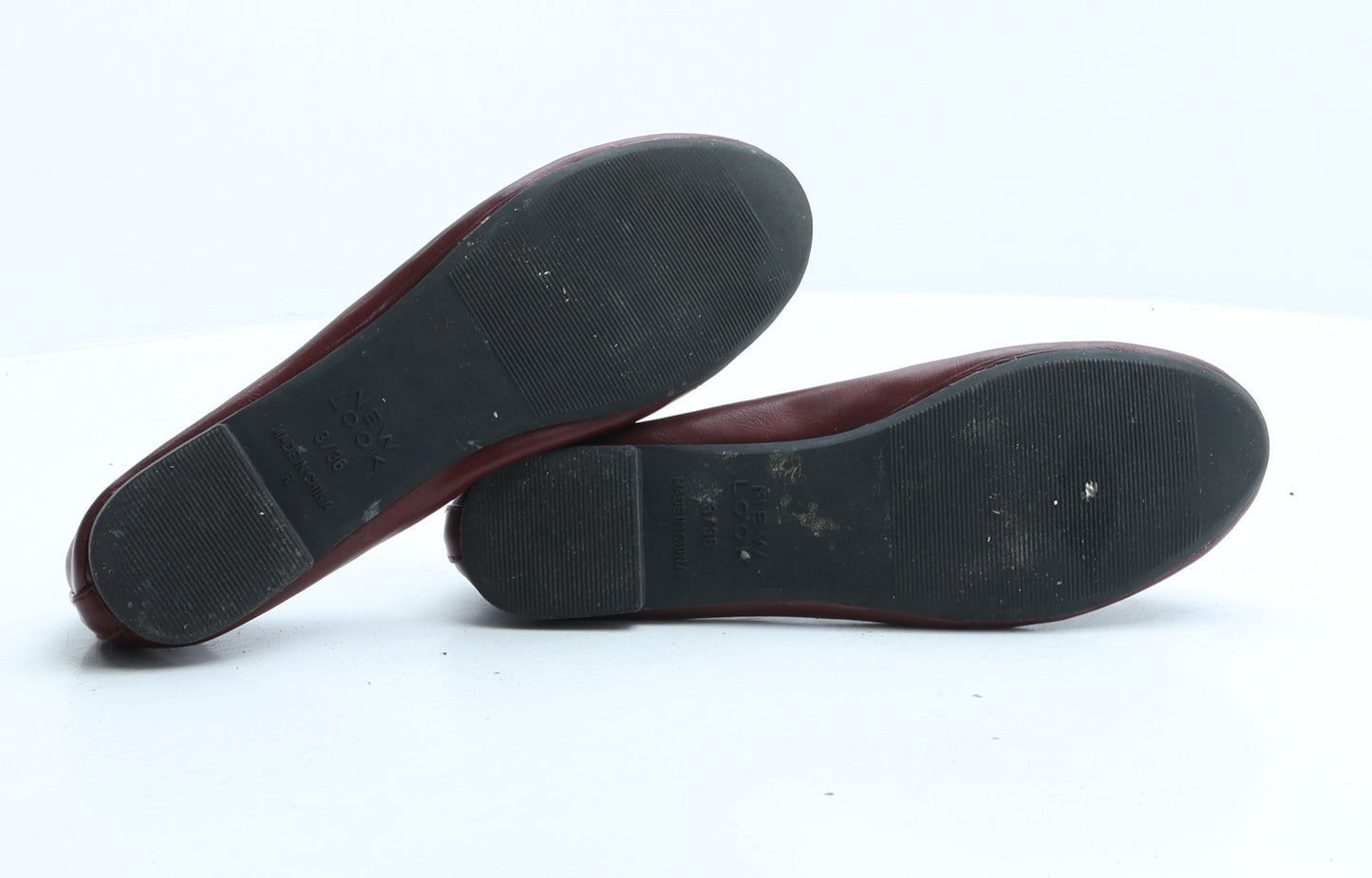 Primark Womens Red Synthetic Ballet Flat UK 3 36
