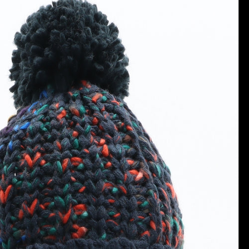 Preworn Boys Multicoloured Acrylic Bobble Hat One Size