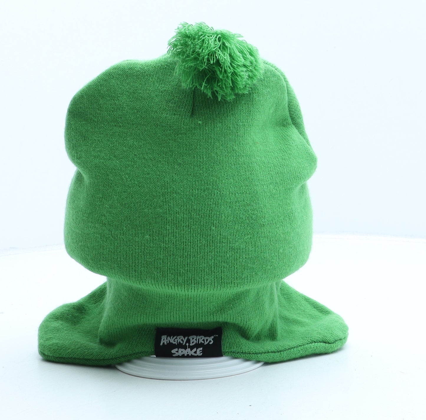 Angry Birds Boys Green Acrylic Bonnet One Size