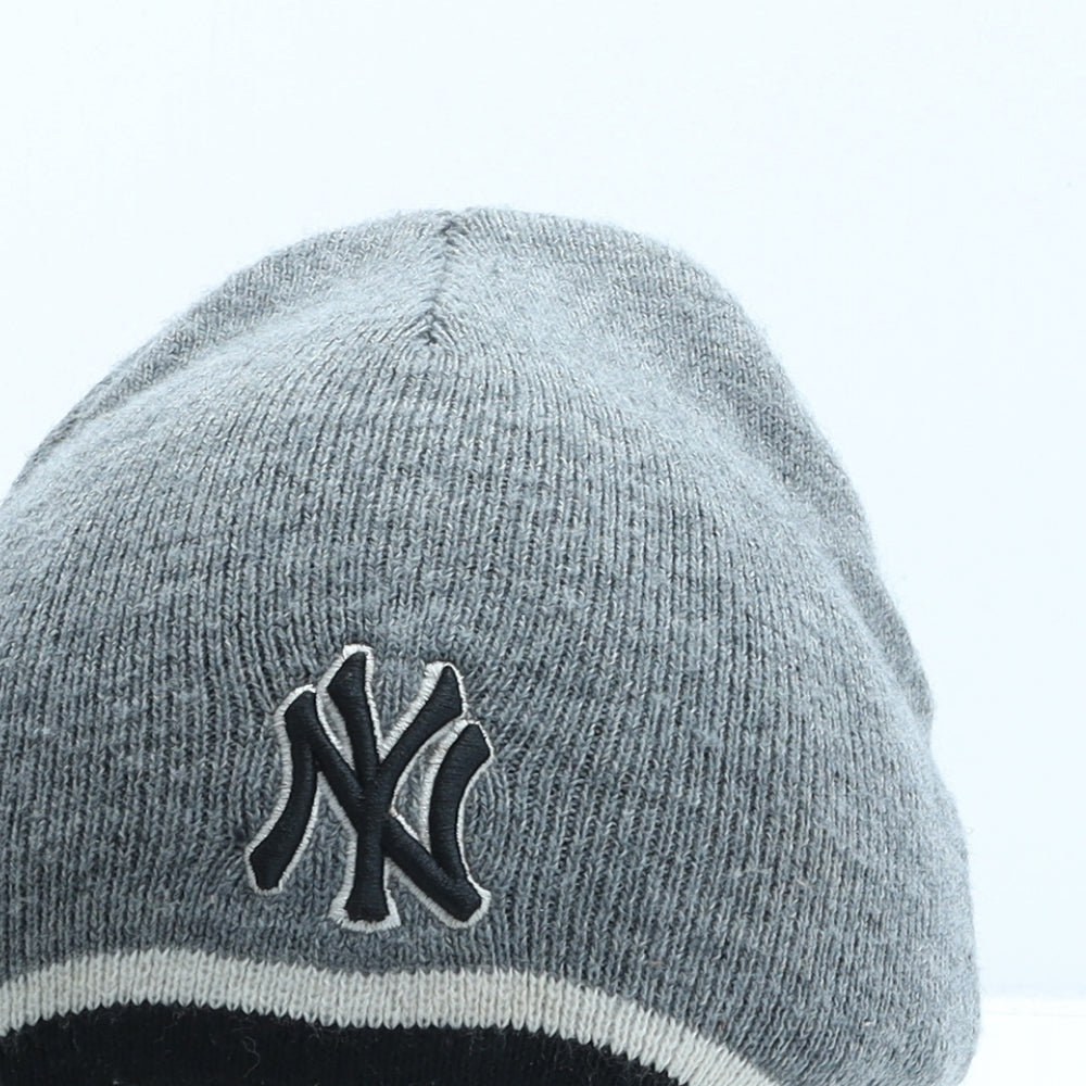 New Era Boys Grey Acrylic Beanie One Size - New York Yankees