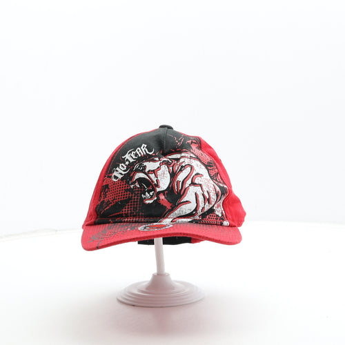 No Fear Boys Red Cotton Snapback Size Adjustable