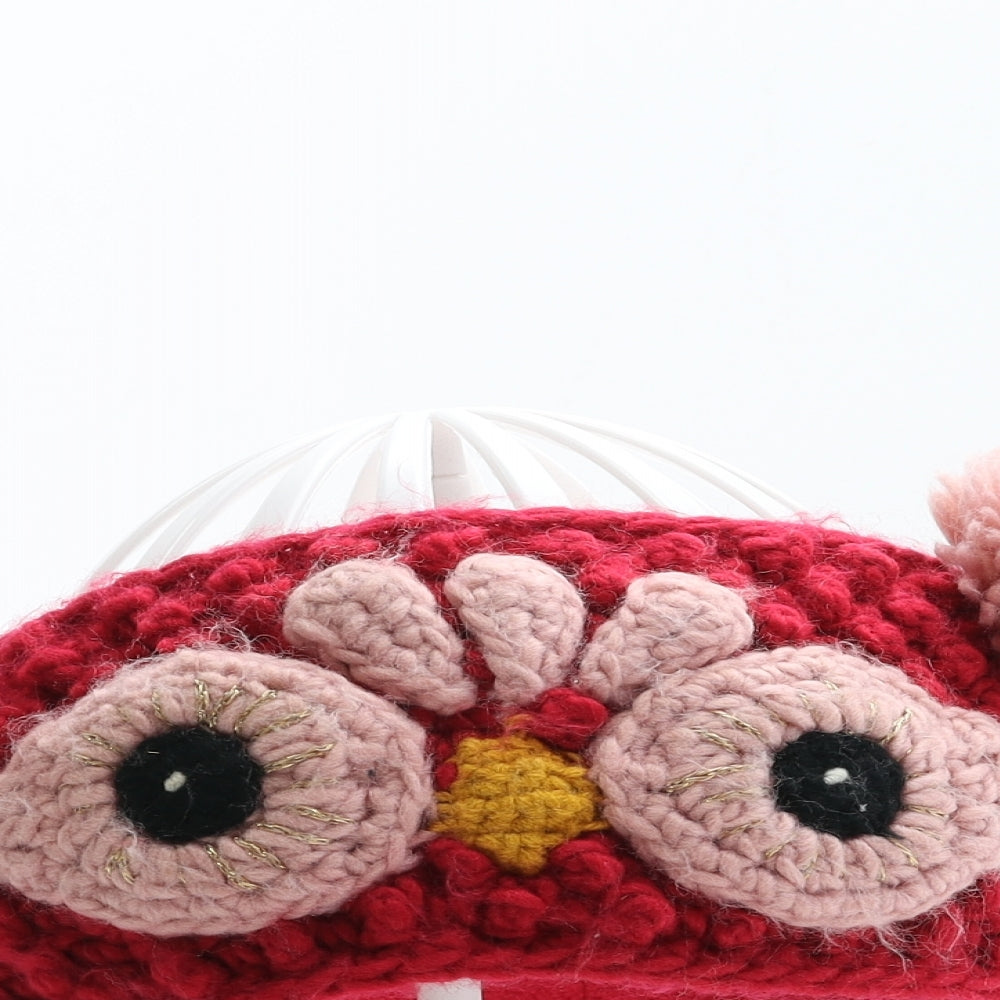 Fat Face Girls Pink Acrylic Headband One Size - Owl Detail