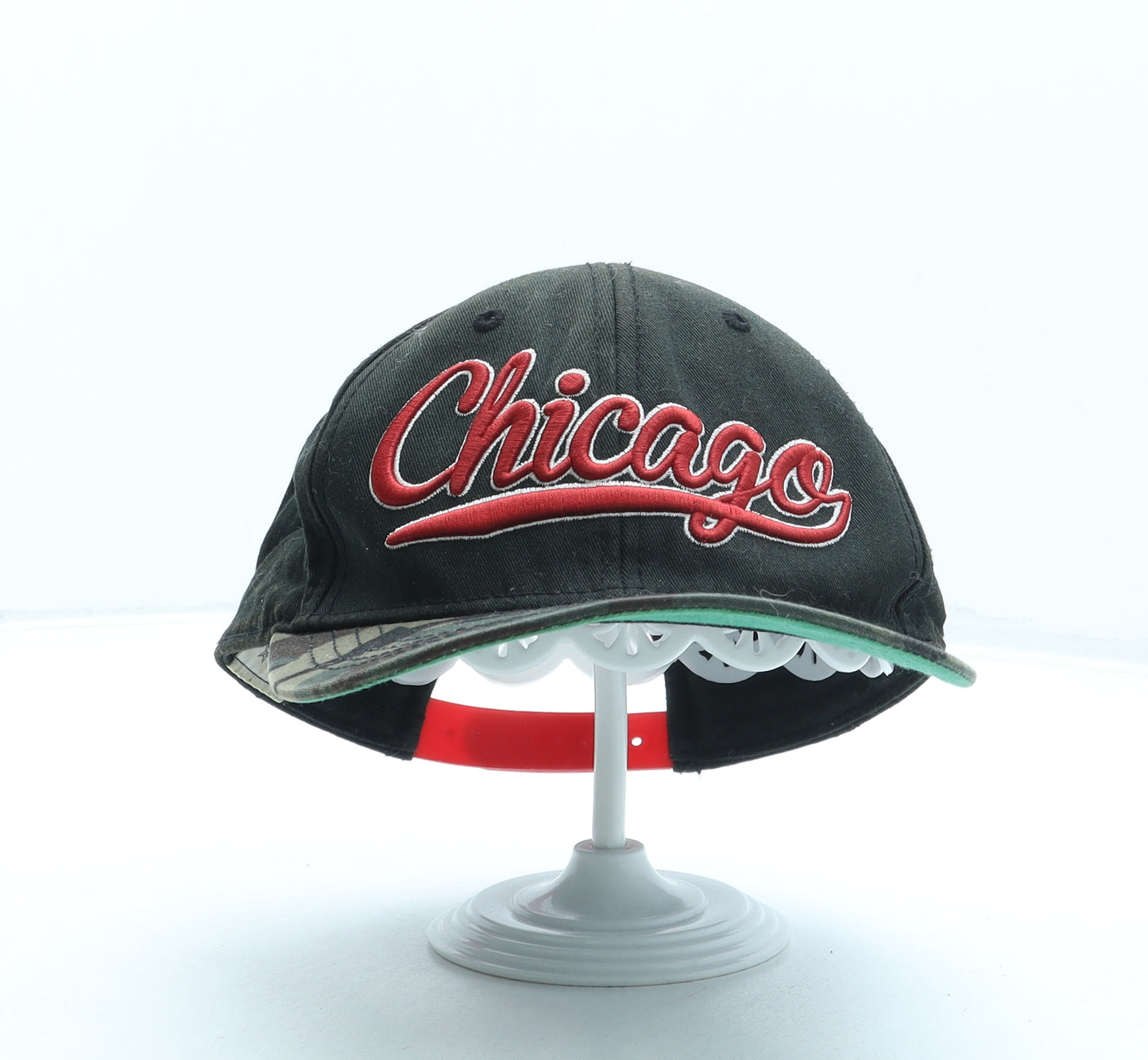 No Fear Boys Black Polyester Snapback One Size - Chicago