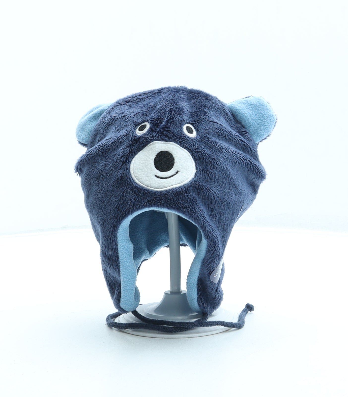 Lupilu Boys Blue Polyester Bonnet One Size - Bear design