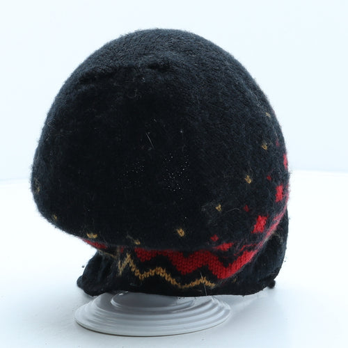 Dale of Norway Boys Black Fair Isle Wool Bobble Hat One Size