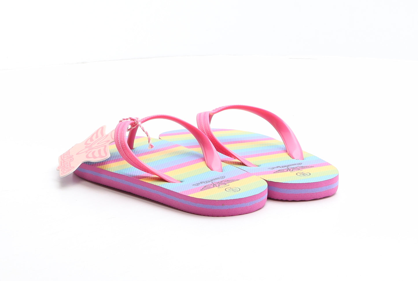 Board Angels Girls Pink Synthetic Flip-Flop Sandal UK 13 31