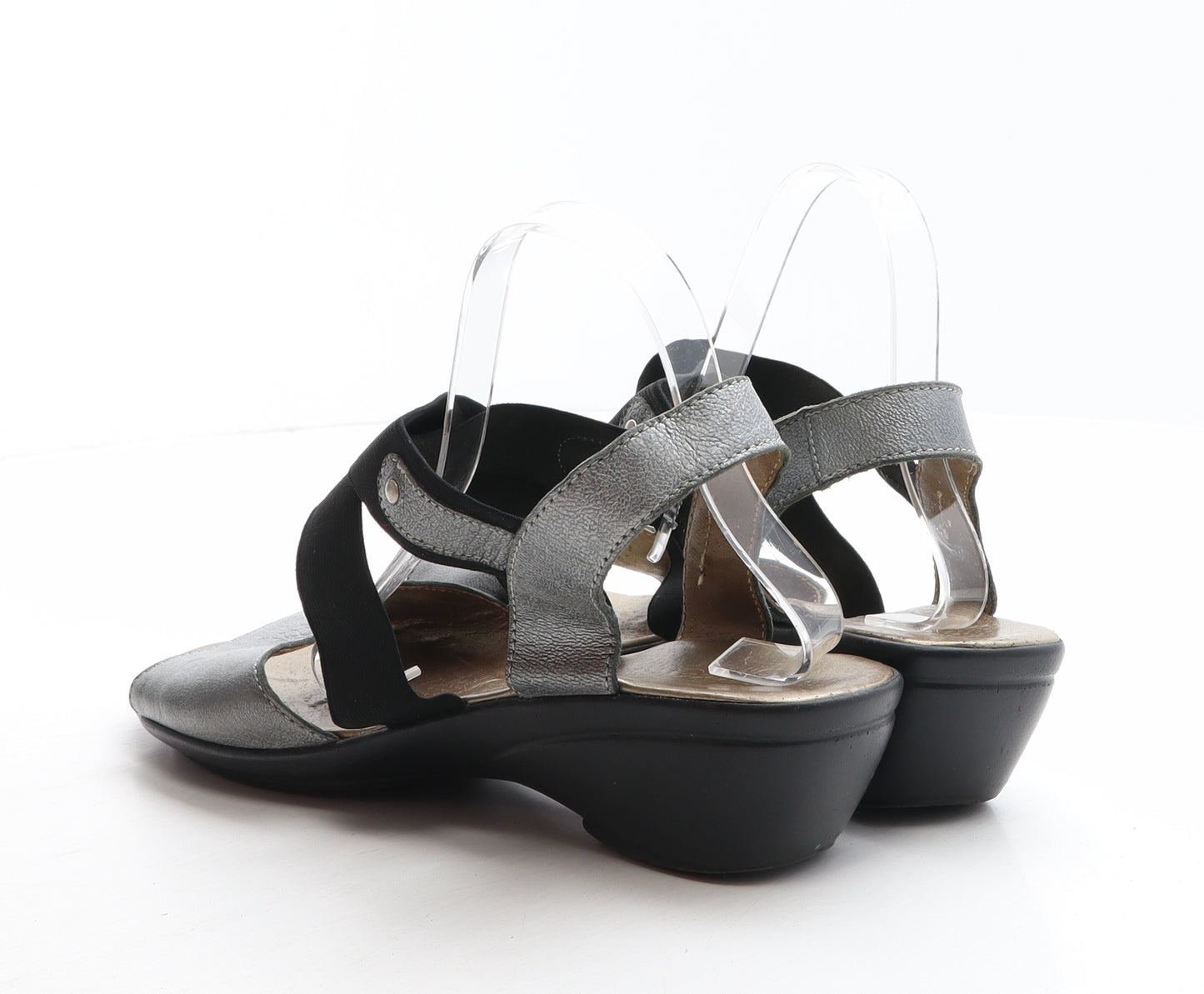 Sweet Womens Grey Synthetic Strappy Sandal UK 8 41