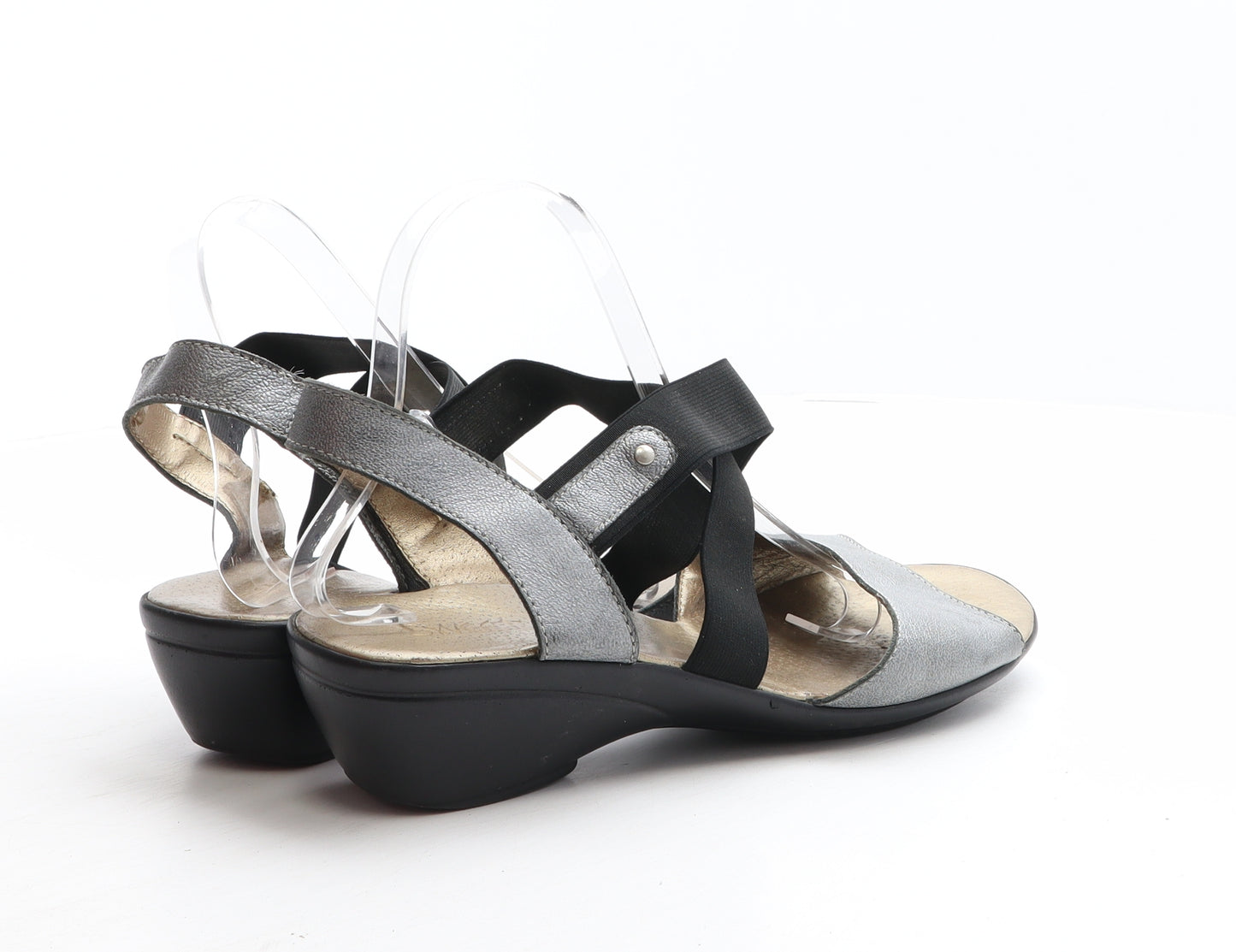 Sweet Womens Grey Synthetic Strappy Sandal UK 8 41