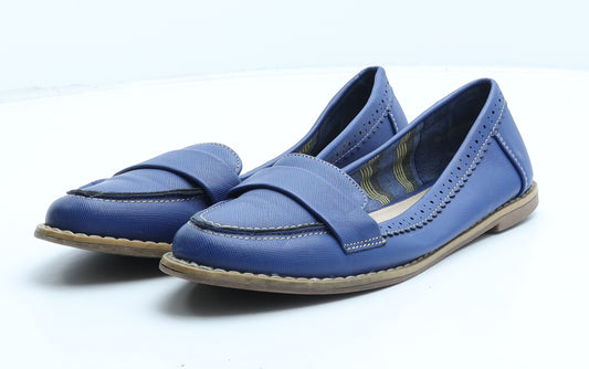 TU Womens Blue Synthetic Loafer Casual UK 5