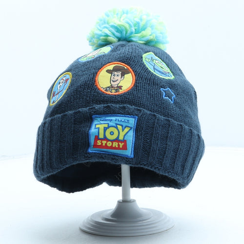 TU Boys Blue Acrylic Bobble Hat One Size - Toy Story