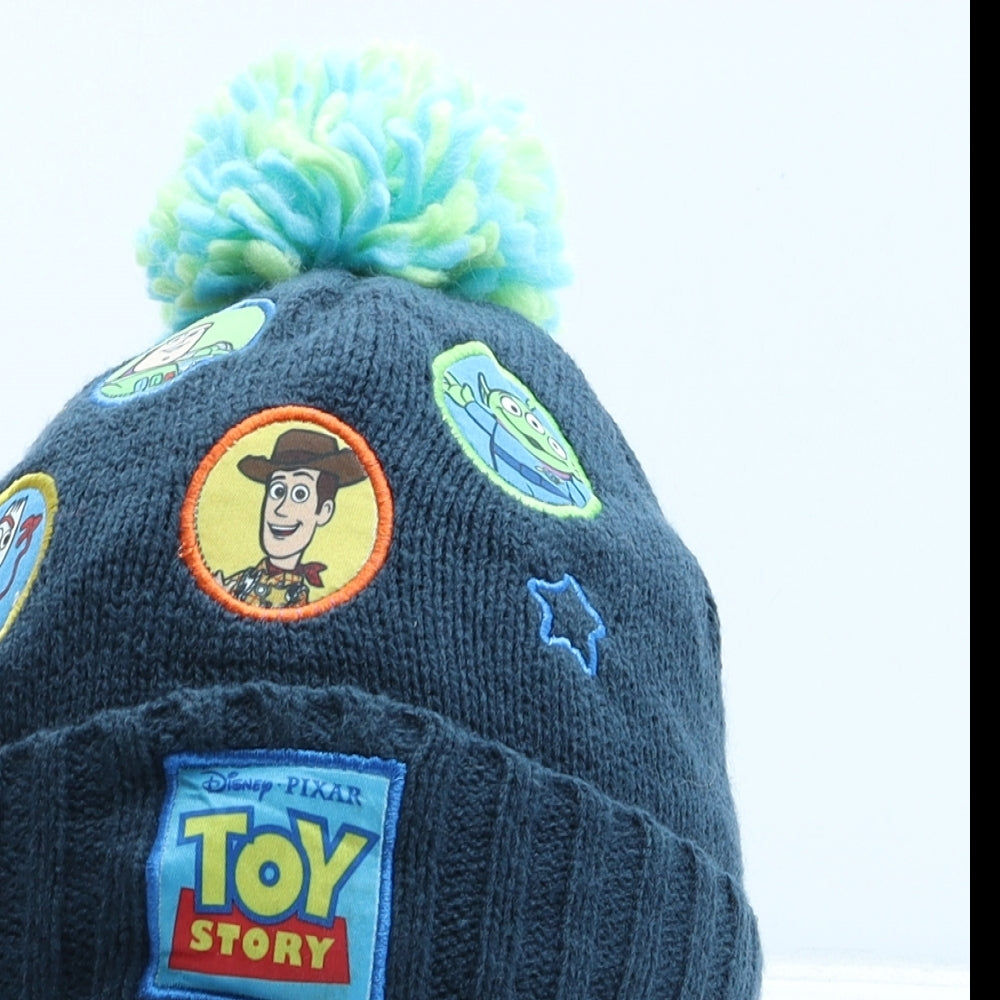 TU Boys Blue Acrylic Bobble Hat One Size - Toy Story