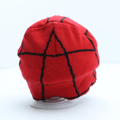 NEXT Boys Red Geometric Acrylic Beanie One Size - Spiderman