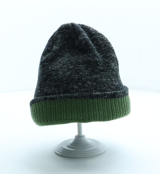 Divided by H&M Mens Green Acrylic Beanie One Size
