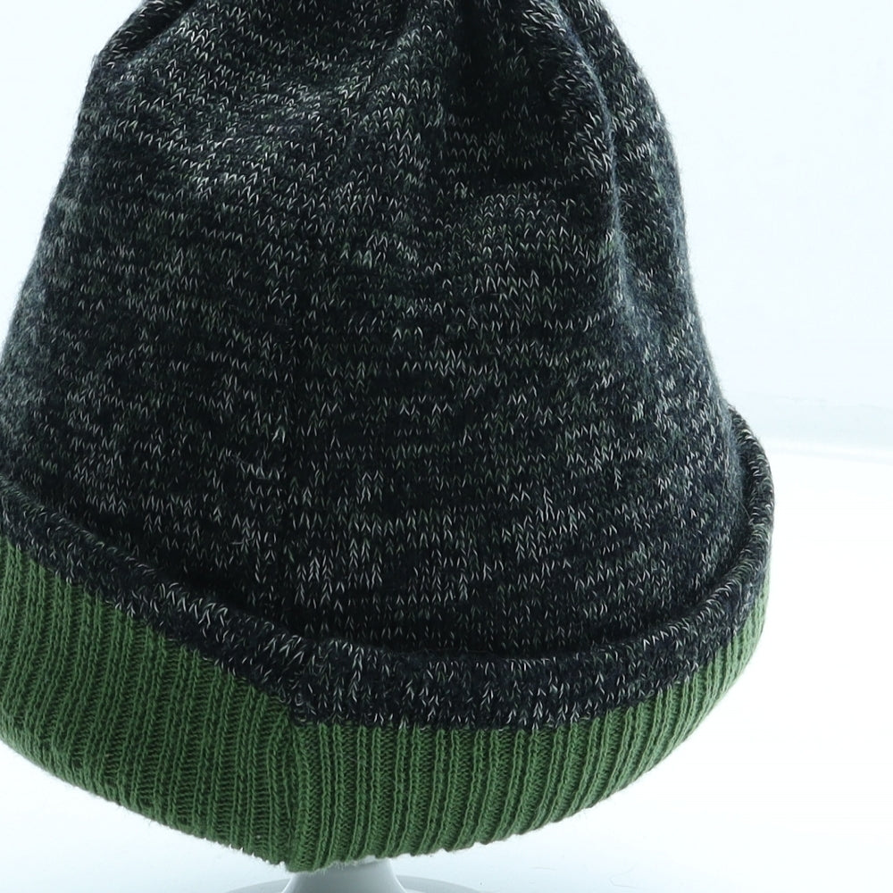 Divided by H&M Mens Green Acrylic Beanie One Size