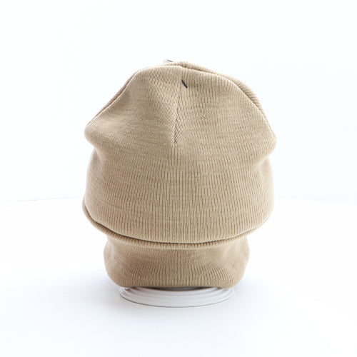 Divided by H&M Mens Beige Polyester Beanie One Size