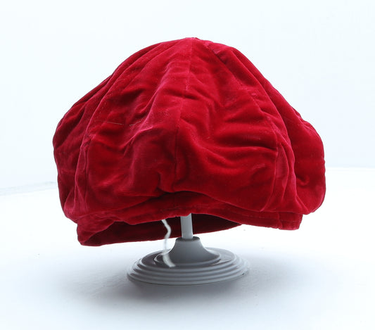 Marida Womens Red Cotton Beret One Size