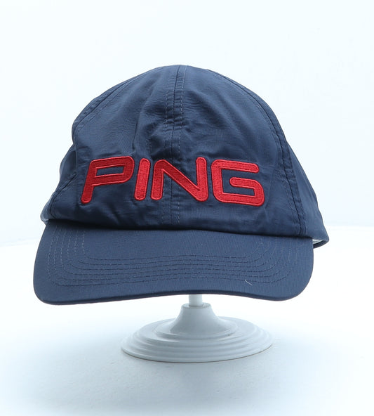 Ping Mens Blue Polyester Baseball Cap One Size