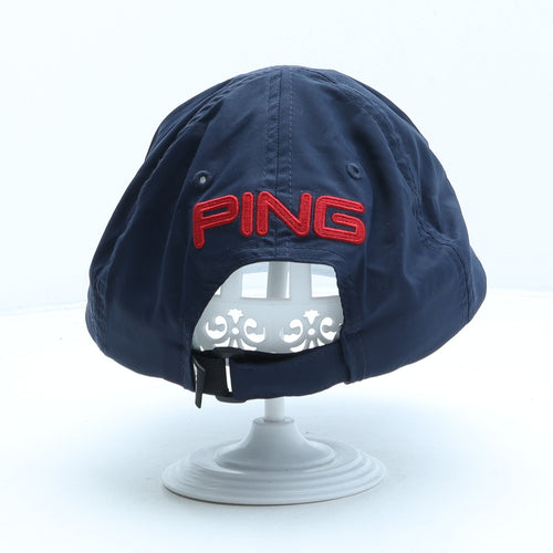 Ping Mens Blue Polyester Baseball Cap One Size