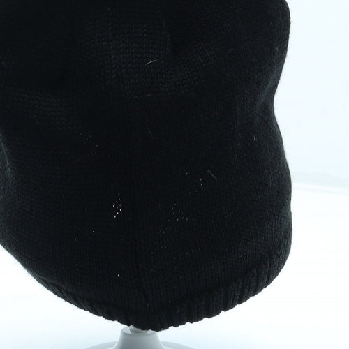 PUMA Mens Black Acrylic Beanie One Size - Logo