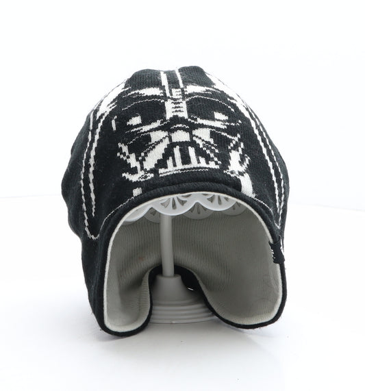 Star Wars Boys Black Acrylic Beanie One Size - Dart Vader, Storm Trooper
