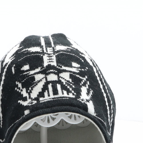 Star Wars Boys Black Acrylic Beanie One Size - Dart Vader, Storm Trooper