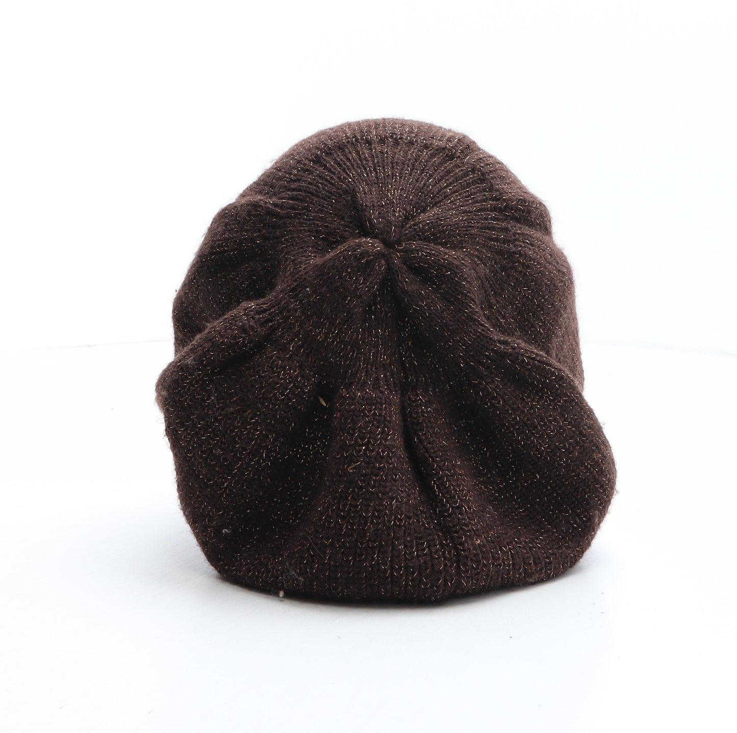 Marks and Spencer Womens Brown Acrylic Beret One Size