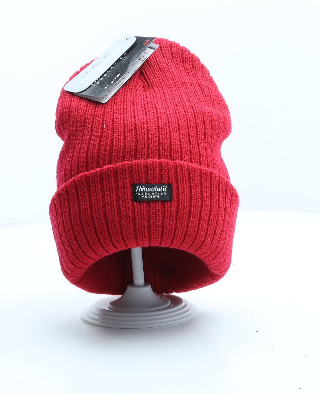 Thinsulate Womens Red Polypropylene Beanie One Size