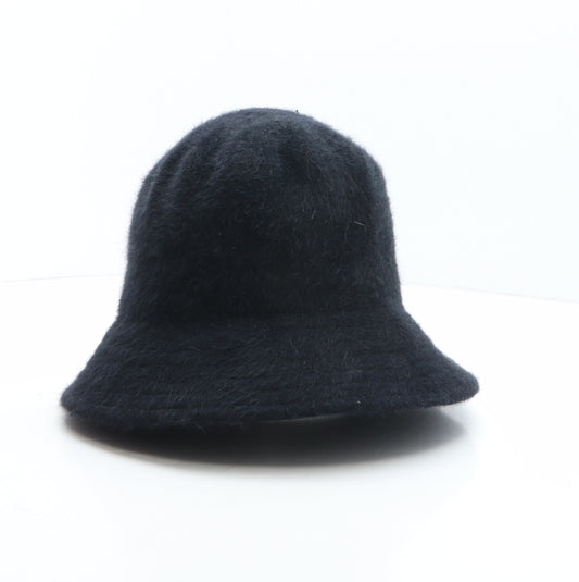 Marks and Spencer Womens Black Angora Bucket Hat One Size