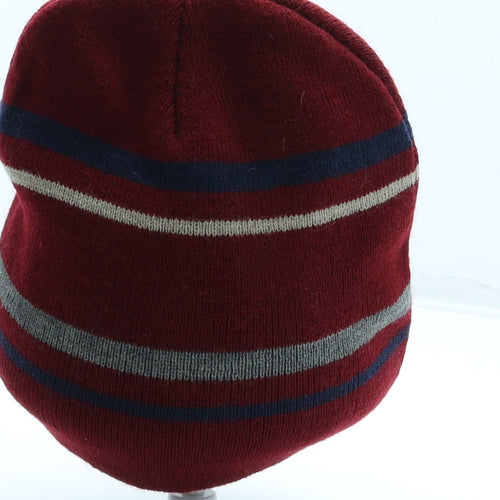 Fat Face Mens Multicoloured Striped Acrylic Beanie One Size