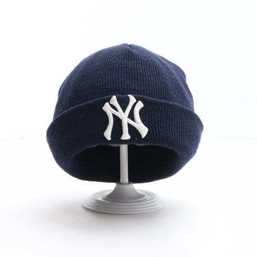 New Era Mens Blue Acrylic Beanie One Size - Yankees