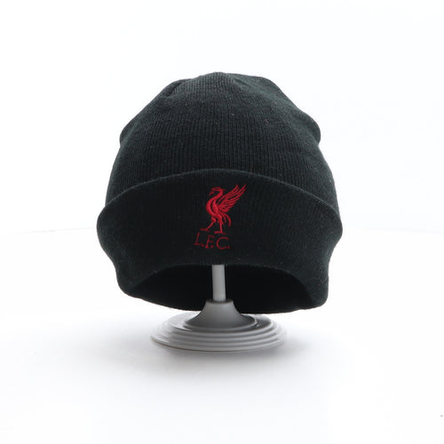 Liverpool FC Boys Black Acrylic Beanie One Size - Liverpool Football Club
