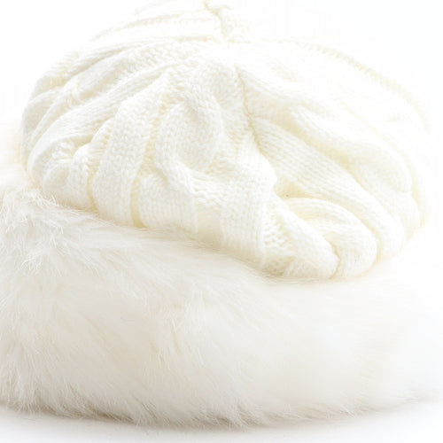 Mountain Warehouse Womens Ivory Acrylic Cossack One Size - Faux Fur