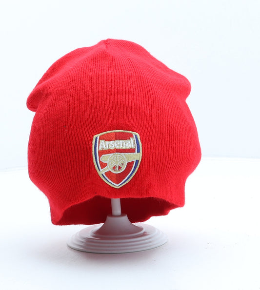 Arsenal Mens Red Acrylic Beanie One Size