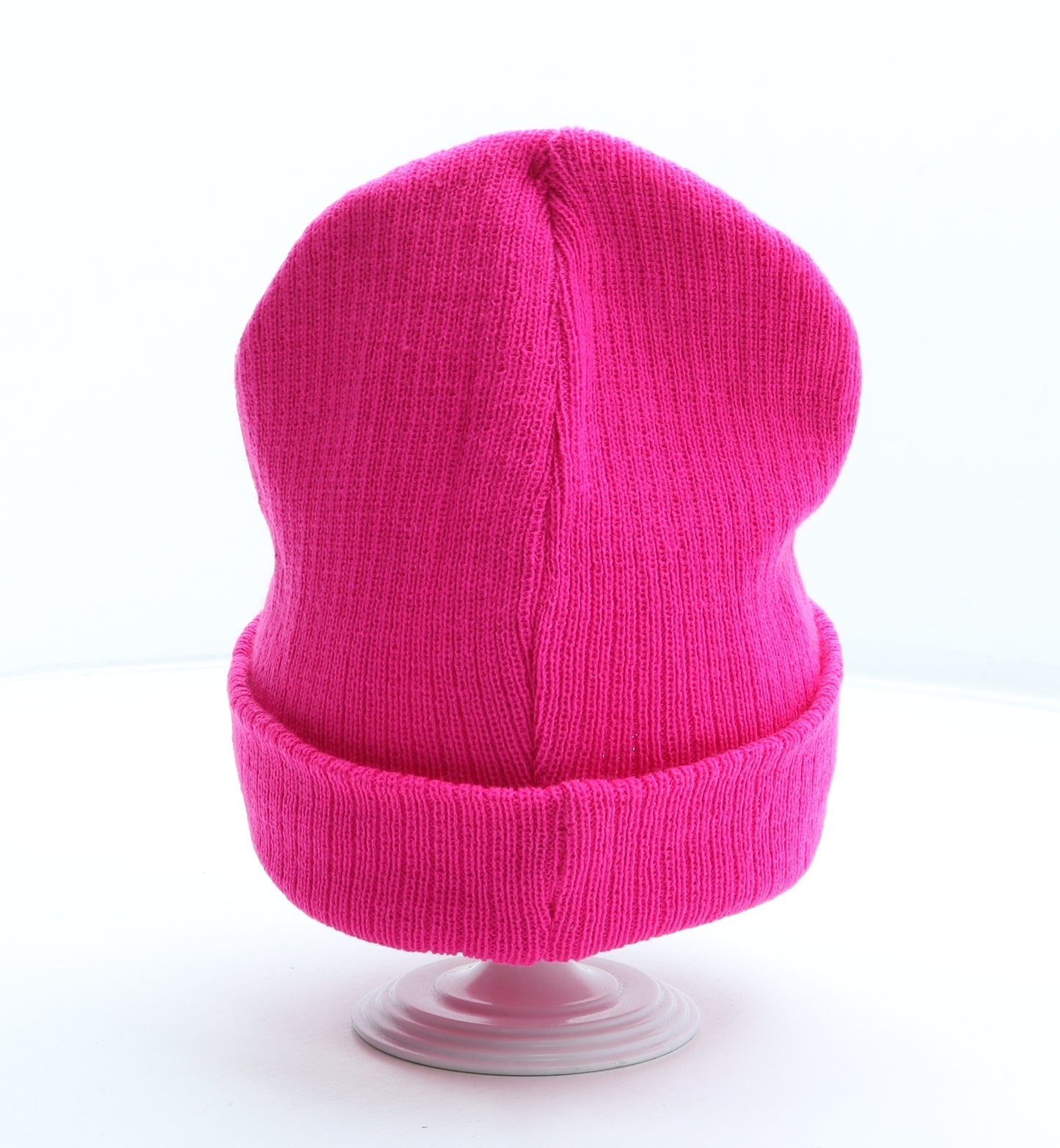 Floppy Hat Womens Pink Acrylic Beanie One Size