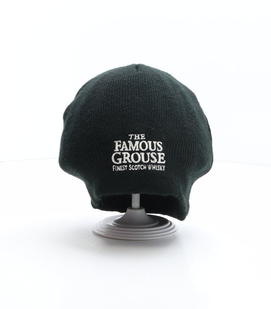 The Famous Grouse Mens Black Acrylic Beanie One Size - The Famous Grouse, Scotch Whisky