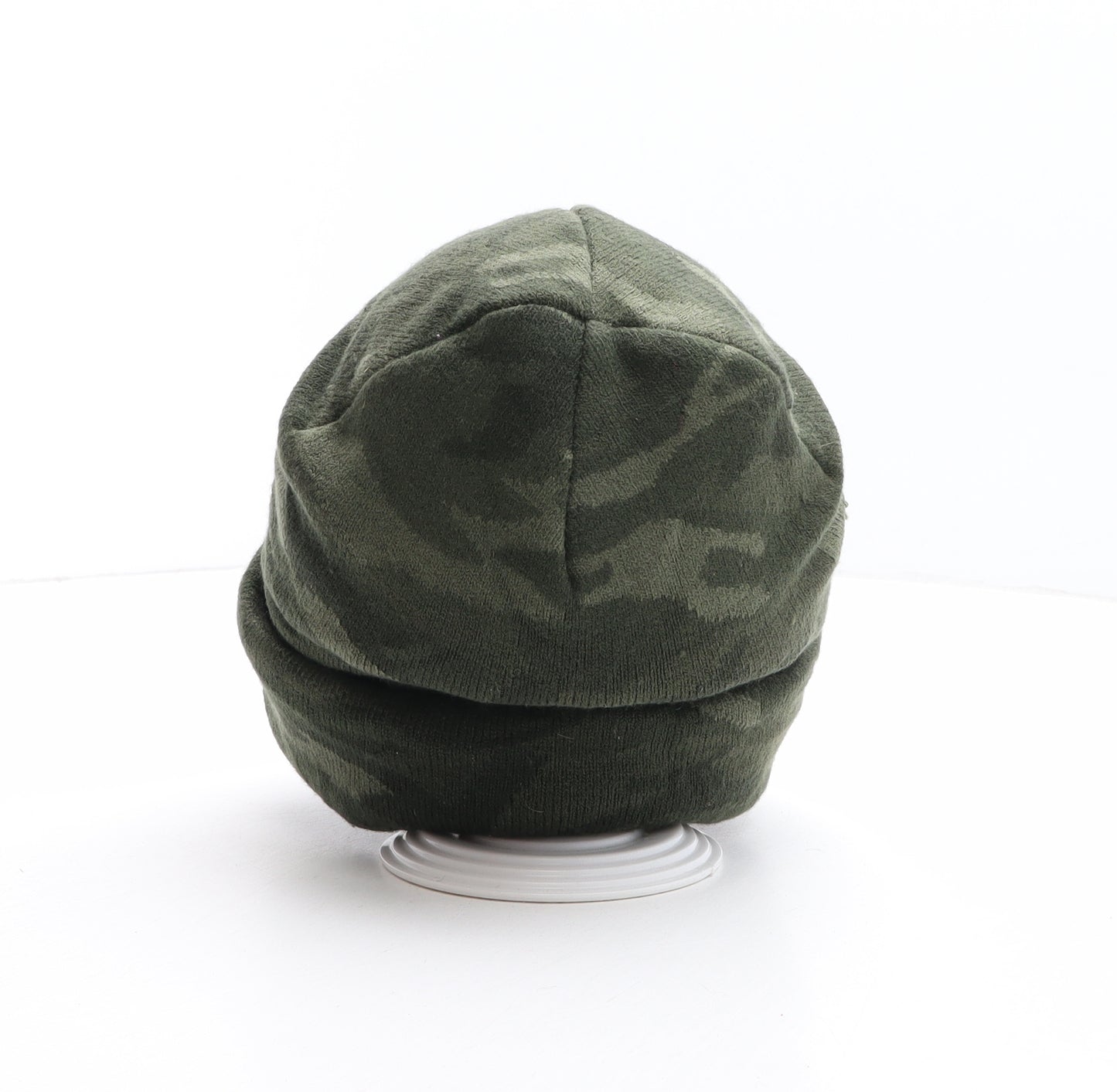 Abercrombie & Fitch Mens Green Camouflage Acrylic Beanie One Size