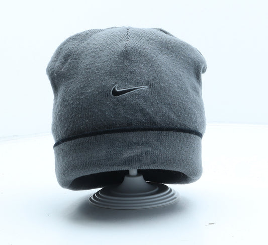 Nike Mens Grey Acrylic Beanie One Size