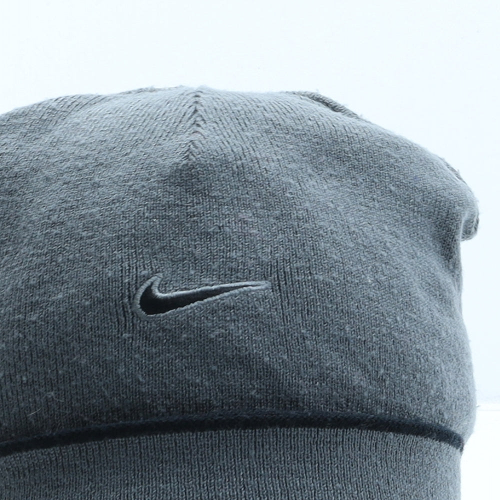 Nike Mens Grey Acrylic Beanie One Size