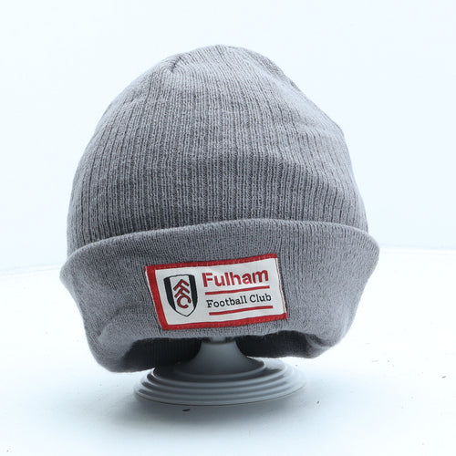 Fulham Mens Grey Acrylic Beanie One Size