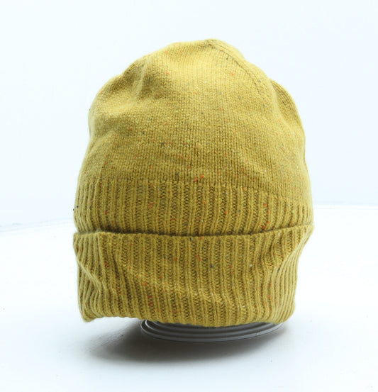 Marks and Spencer Womens Yellow Cashmere Beanie One Size